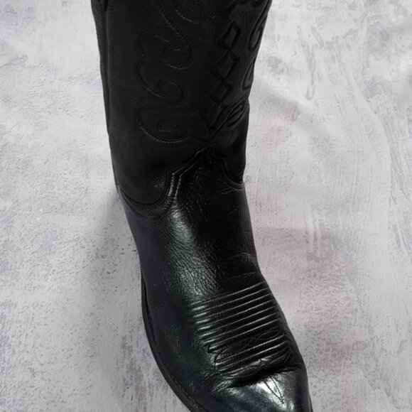 AMPUTEE VINTAGE Lucchese Cowboy Leather Boot RIGHT FOOT L000308 10.5 D 63362 - Picture 2 of 11